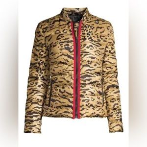 ETRO Tiger Animal Print Quilted Puffer Jacket